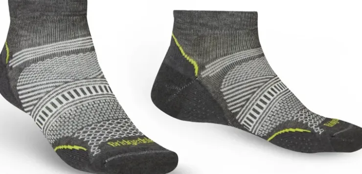 Socks|Socks-Bridgedale Mens Hike Ultralight T2 Coolmax Performance Low Socks - Graphite