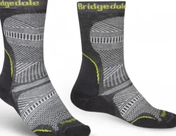 Socks|Socks-Bridgedale Mens Hike Ultralight T2 Coolmax Performance Original Boot Socks - Graphite