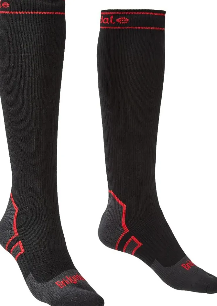 Socks|Socks-Bridgedale Mens StormSock Heavyweight Knee Socks - Black