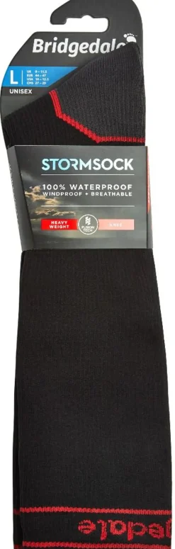 Socks|Socks-Bridgedale Mens StormSock Heavyweight Knee Socks - Black