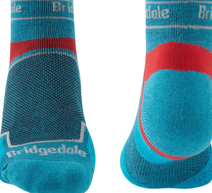 Socks|Socks-Bridgedale Mens TRAIL RUN Ultralight T2 Coolmax Sport Low Socks - Blue