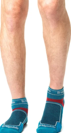 Socks|Socks-Bridgedale Mens TRAIL RUN Ultralight T2 Coolmax Sport Low Socks - Blue