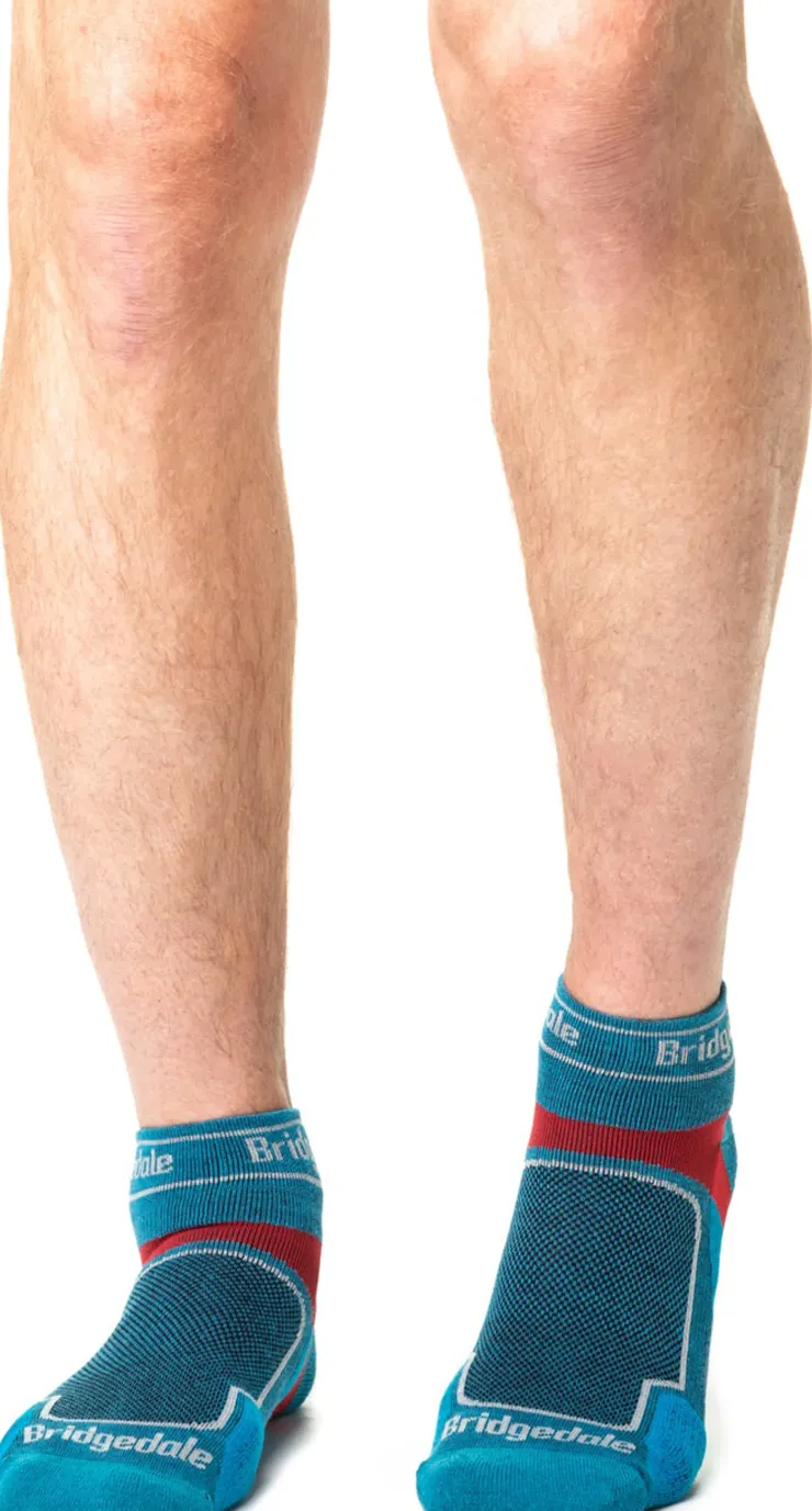 Socks|Socks-Bridgedale Mens TRAIL RUN Ultralight T2 Coolmax Sport Low Socks - Blue