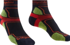 Socks|Socks-Bridgedale Mens Trail Run Ultralight T2 Coolmax Sport 3/4 Crew Sock - Navy