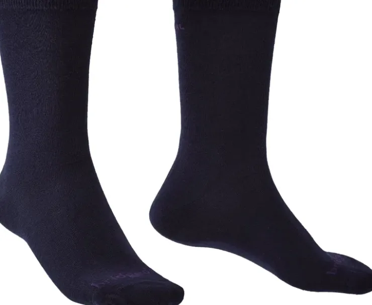 Socks|Socks-Bridgedale Unisex Thermal Liner Socks - Twin Pack - Navy