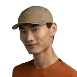 Hats-Buff 5 Panel Go Cap - Solid Fawn