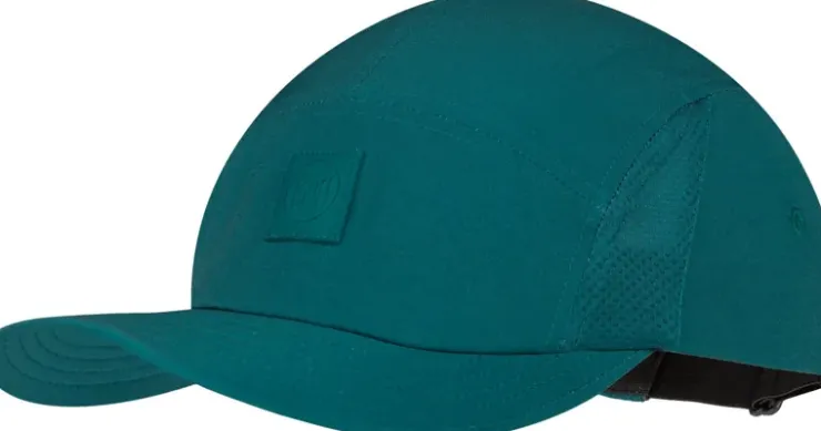 Hats-Buff 5 Panel Go Cap - Solid Teal