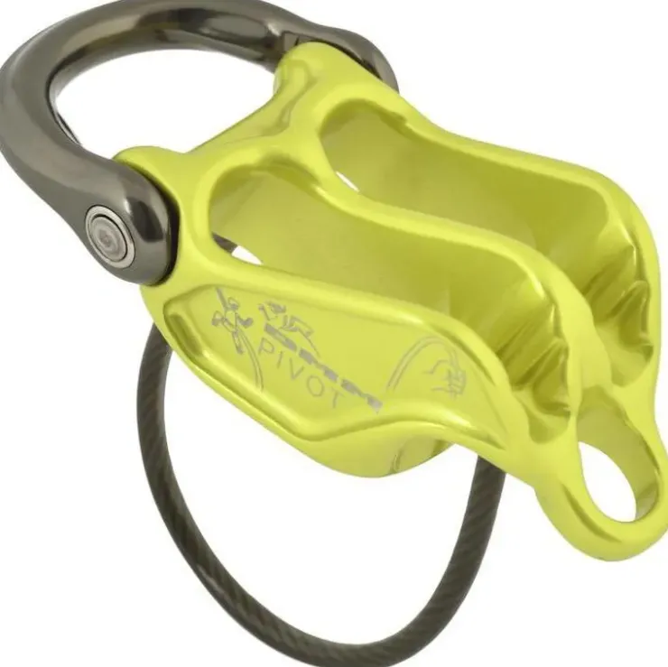 Belay & Protection-DMM Pivot Belay Device - Lime