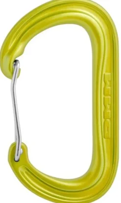 Carabiners & Quickdraws-DMM WallDO Wiregate Carabiner - Lime