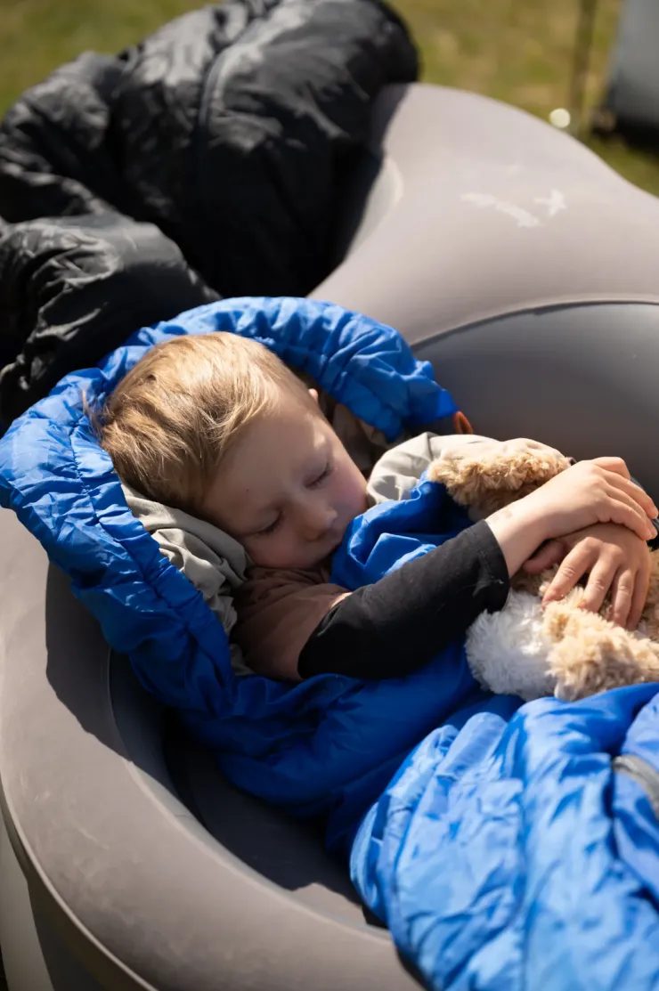Family & Leisure Sleeping Bags-Easy Camp Cosmos Junior Sleeping Bag - Blue