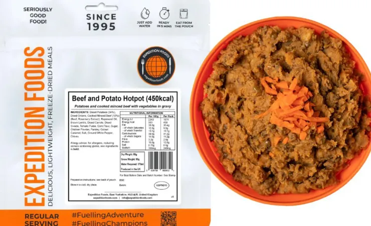Lunch/ Dinner-Expedition Foods Beef and Potato Hotpot - 450kcal
