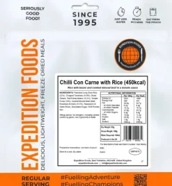 Lunch/ Dinner-Expedition Foods Chilli Con Carne with Rice - 450kcal
