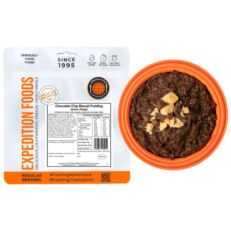 Dessert-Expedition Foods Chocolate Chip Biscuit Pudding - Dessert Range