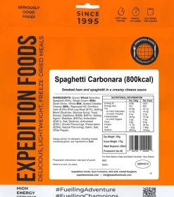Lunch/ Dinner-Expedition Foods Spaghetti Carbonara - 800kcal