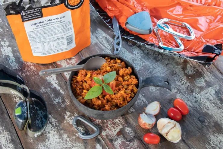 Lunch/ Dinner-Expedition Foods Vegetable Tikka with Rice - 800kcal