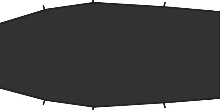 Footprints & Floors-Fjallraven Abisko Shape 3 Footprint - Black