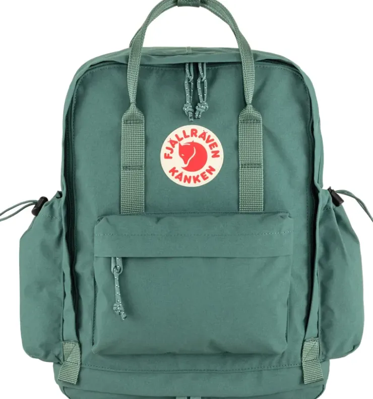 Day Packs-Fjallraven Kanken Outlong Backpack - Frost Green