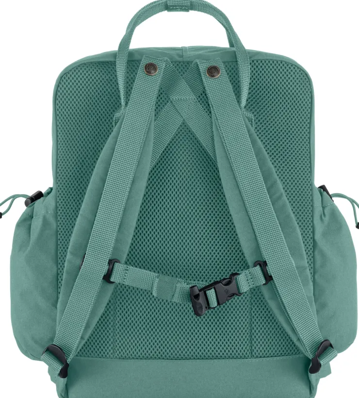 Day Packs-Fjallraven Kanken Outlong Backpack - Frost Green