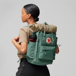 Day Packs-Fjallraven Kanken Outlong Backpack - Frost Green