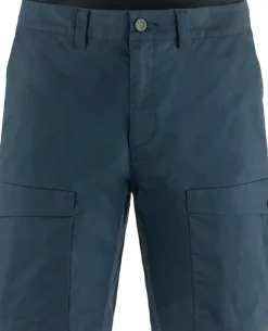 Shorts-Fjallraven Mens Abisko Hybrid Trail Shorts - Navy