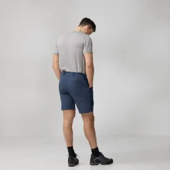 Shorts-Fjallraven Mens Abisko Hybrid Trail Shorts - Navy