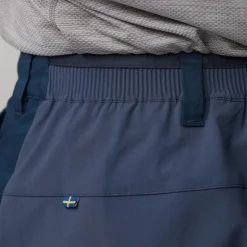 Shorts-Fjallraven Mens Abisko Hybrid Trail Shorts - Navy