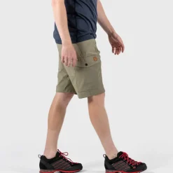 Shorts-Fjallraven Mens Abisko Shorts - Dark Olive