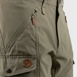 Shorts-Fjallraven Mens Abisko Shorts - Dark Olive