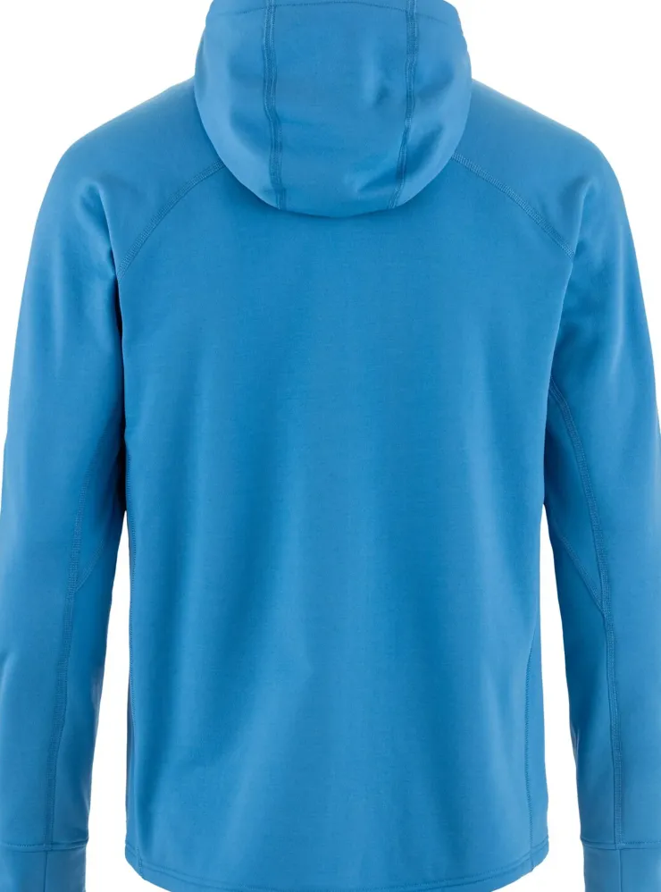 Fleece & Mid Layer-Fjallraven Mens Expedition Fleece Hoodie - UN Blue