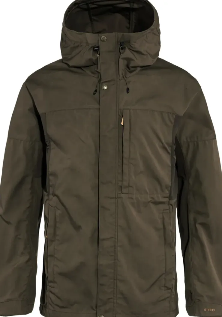 Casual Jackets-Fjallraven Mens Kaipak Jacket - Dark Olive