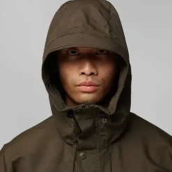 Casual Jackets-Fjallraven Mens Kaipak Jacket - Dark Olive