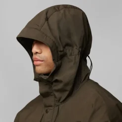 Casual Jackets-Fjallraven Mens Kaipak Jacket - Dark Olive