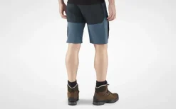 Shorts-Fjallraven Mens Keb Shorts - Black-Stone Grey