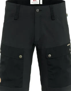 Shorts-Fjallraven Mens Keb Shorts - Black-Black