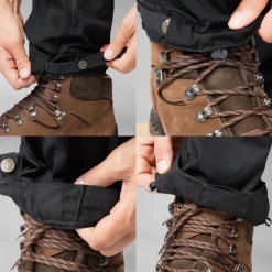 Trousers & Leg Wear-Fjallraven Mens Keb Trousers - Black
