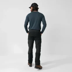 Trousers & Leg Wear-Fjallraven Mens Keb Trousers - Mountain Blue