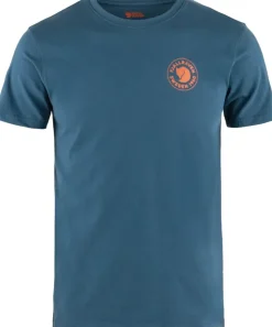 T-Shirts & Baselayers-Fjallraven Mens 1960 Logo T-Shirt - Indigo Blue