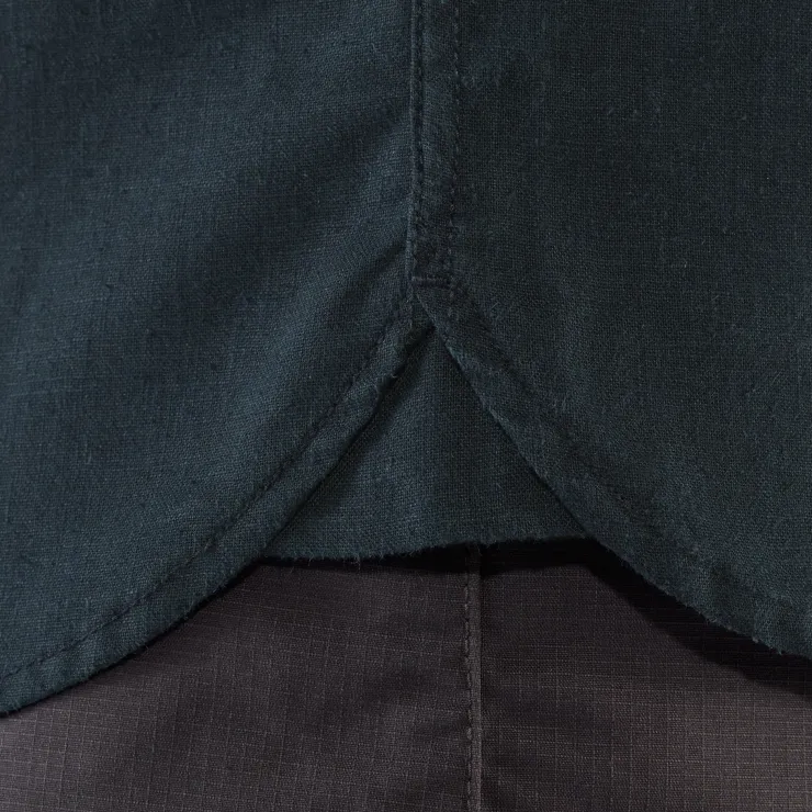 Shirts-Fjallraven Mens Ovik Travel SS Shirt - Green