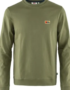 Fleece & Mid Layer-Fjallraven Mens Vardag Sweater - Green