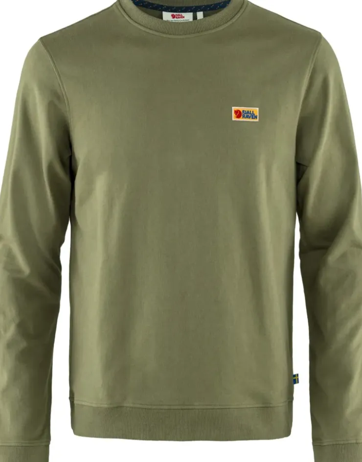 Fleece & Mid Layer-Fjallraven Mens Vardag Sweater - Green