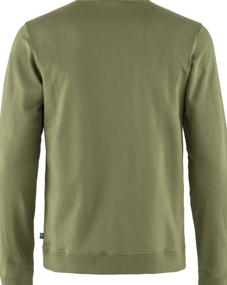 Fleece & Mid Layer-Fjallraven Mens Vardag Sweater - Green
