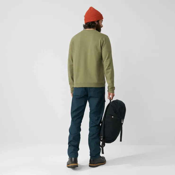 Fleece & Mid Layer-Fjallraven Mens Vardag Sweater - Green