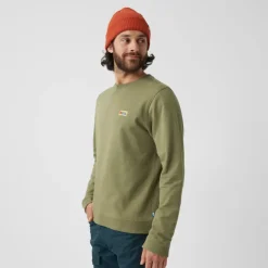 Fleece & Mid Layer-Fjallraven Mens Vardag Sweater - Green