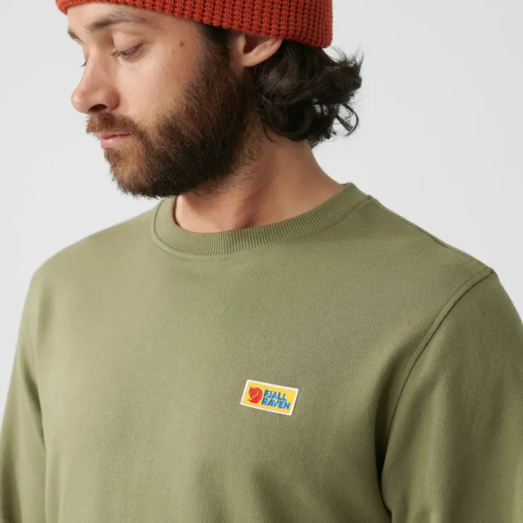 Fleece & Mid Layer-Fjallraven Mens Vardag Sweater - Green