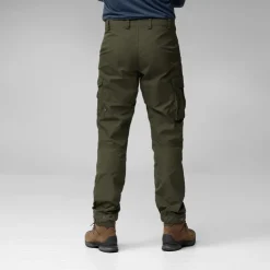 Trousers & Leg Wear-Fjallraven Mens Vidda Pro Trousers - Dark Grey-Black