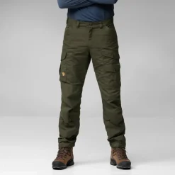 Trousers & Leg Wear-Fjallraven Mens Vidda Pro Trousers - Dark Grey-Black