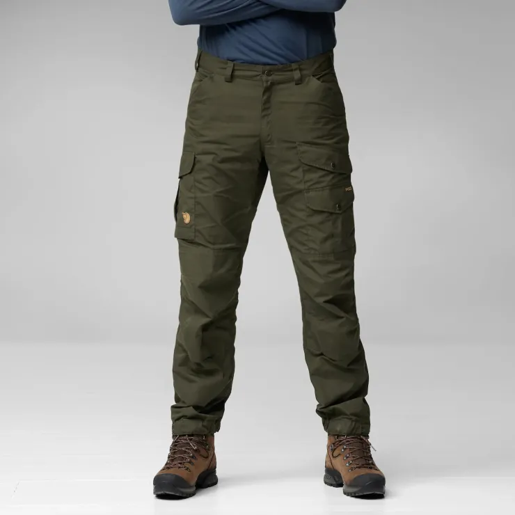 Trousers & Leg Wear-Fjallraven Mens Vidda Pro Trousers - Dark Grey-Black