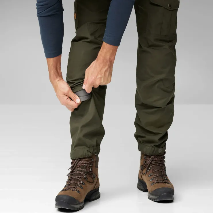Trousers & Leg Wear-Fjallraven Mens Vidda Pro Trousers - Dark Grey-Black