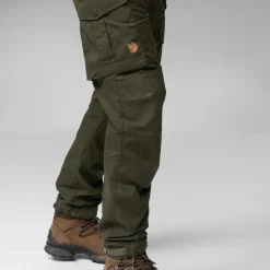 Trousers & Leg Wear-Fjallraven Mens Vidda Pro Trousers - Dark Olive-Black