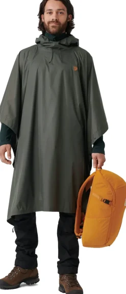 Waterproof Jackets|Waterproof Jackets-Fjallraven Poncho - Safety Orange